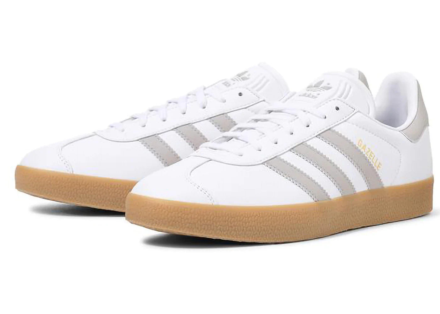 Adidas Gazelle White Grey Gum
