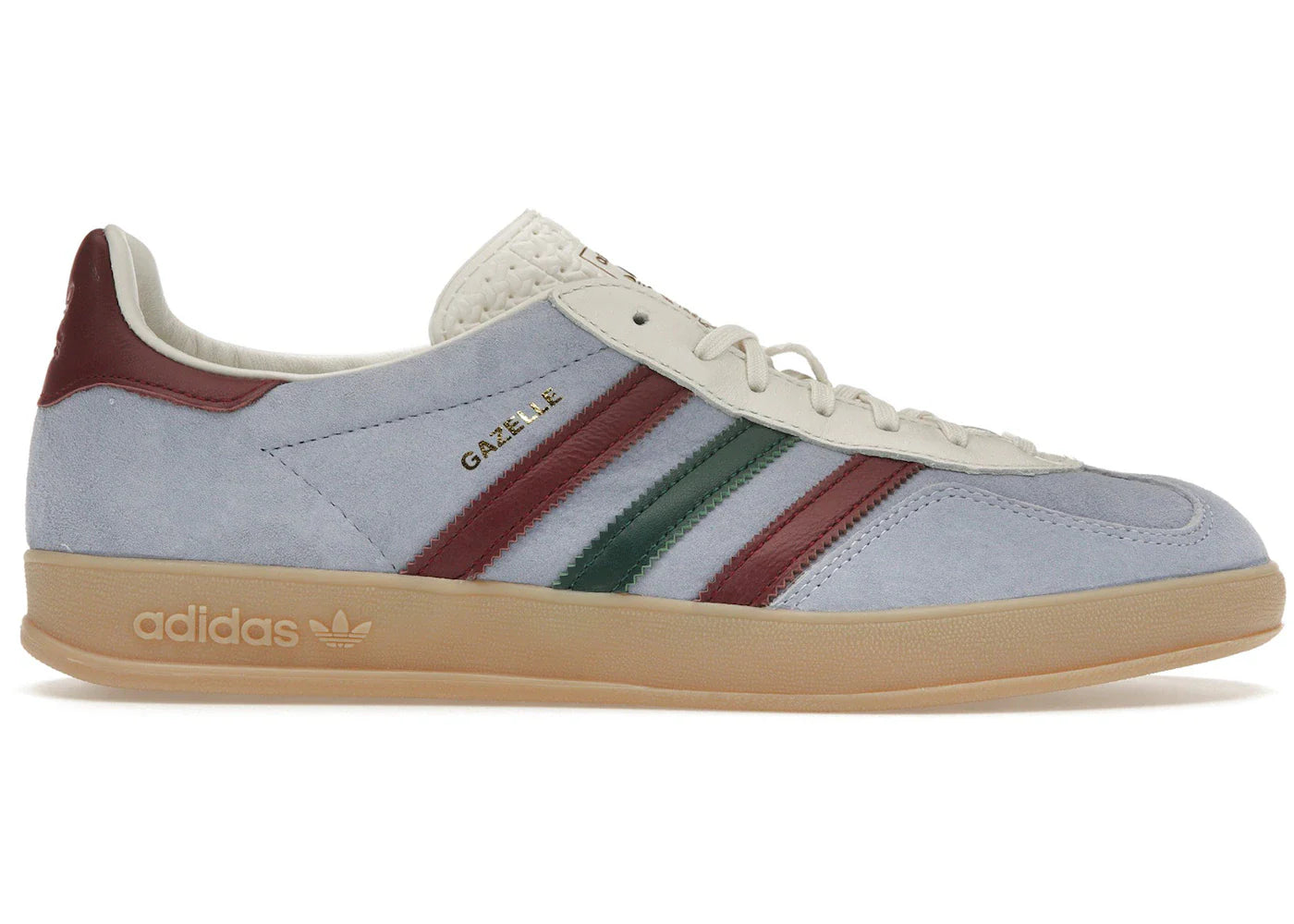 Adidas Gazelle Indoor Blue Dawn Collegiate Burgundy