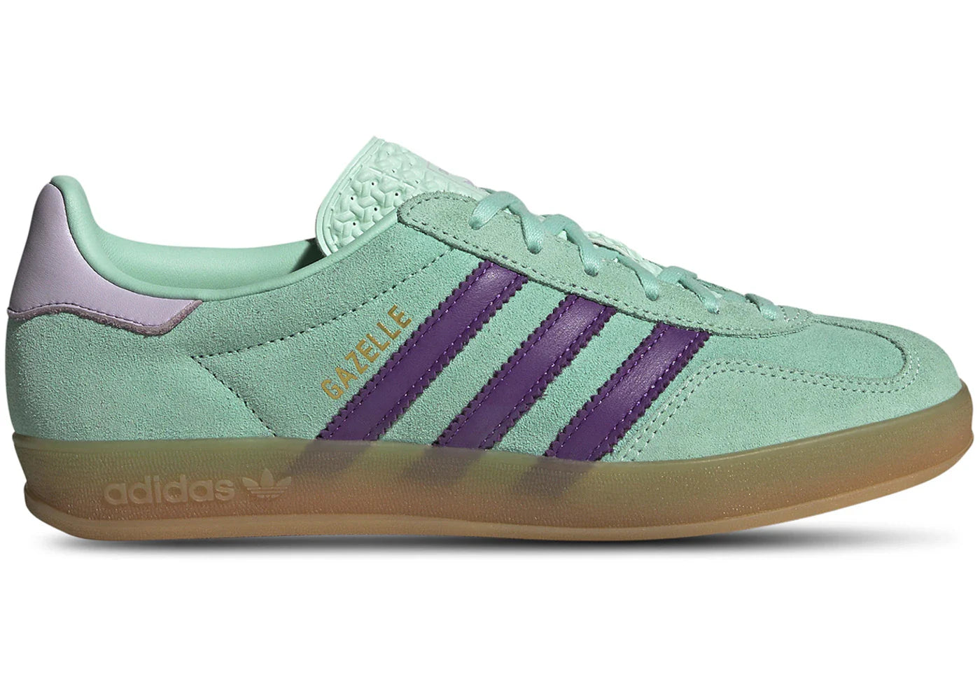 Adidas Gazelle Indoor Clear Mint Active Purple (Women'S)