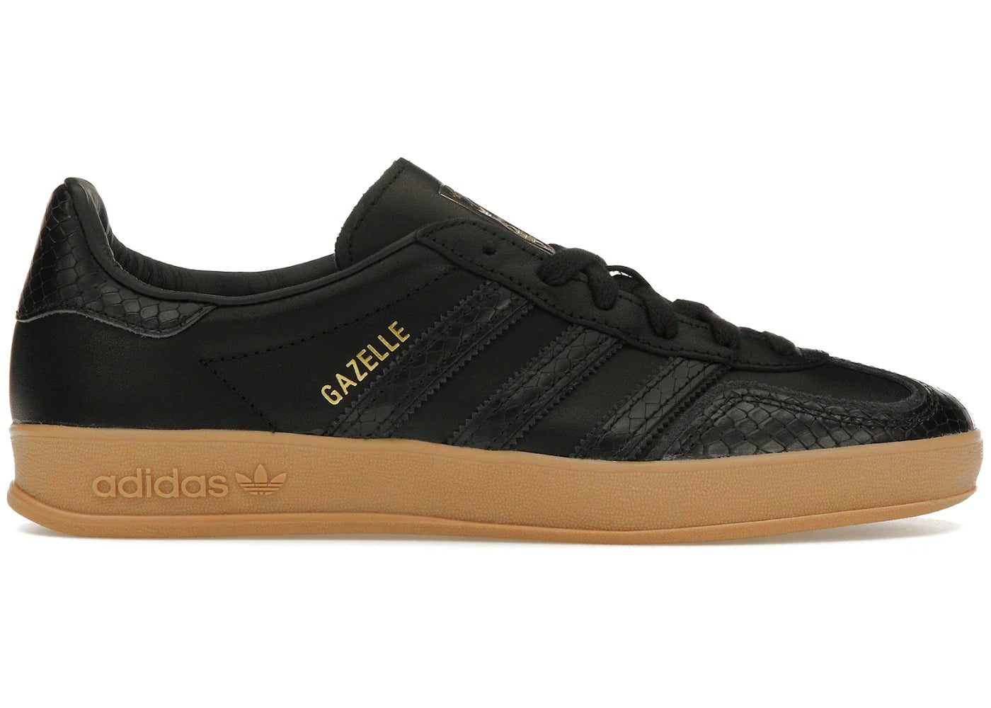 Adidas Gazelle Indoor Core Black Snakeskin