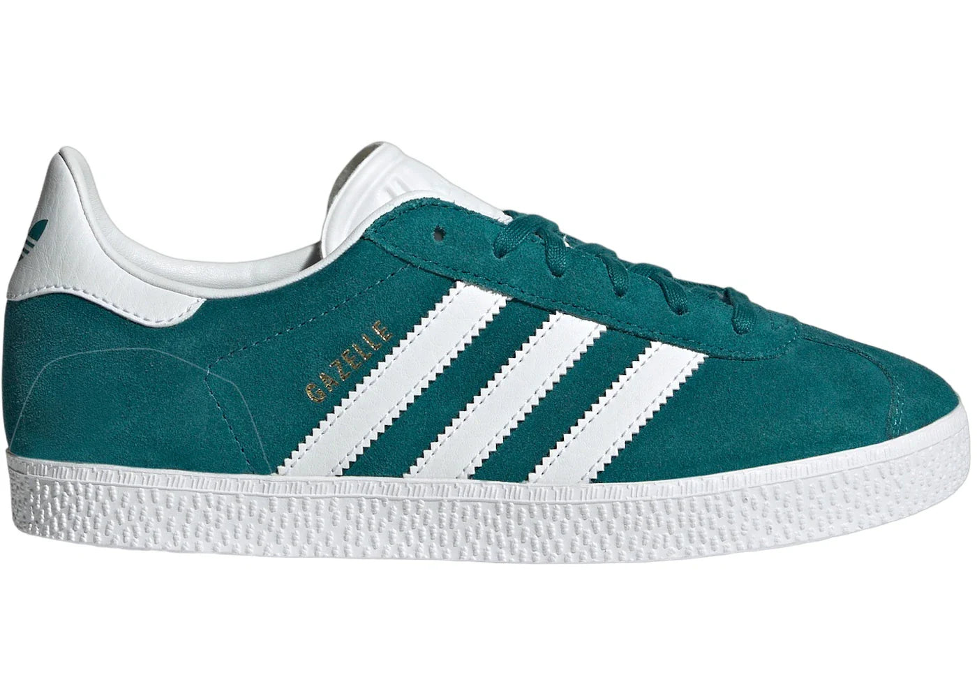 Adidas Gazelle Legacy Teal Cloud White Gold Metallic (Gs)