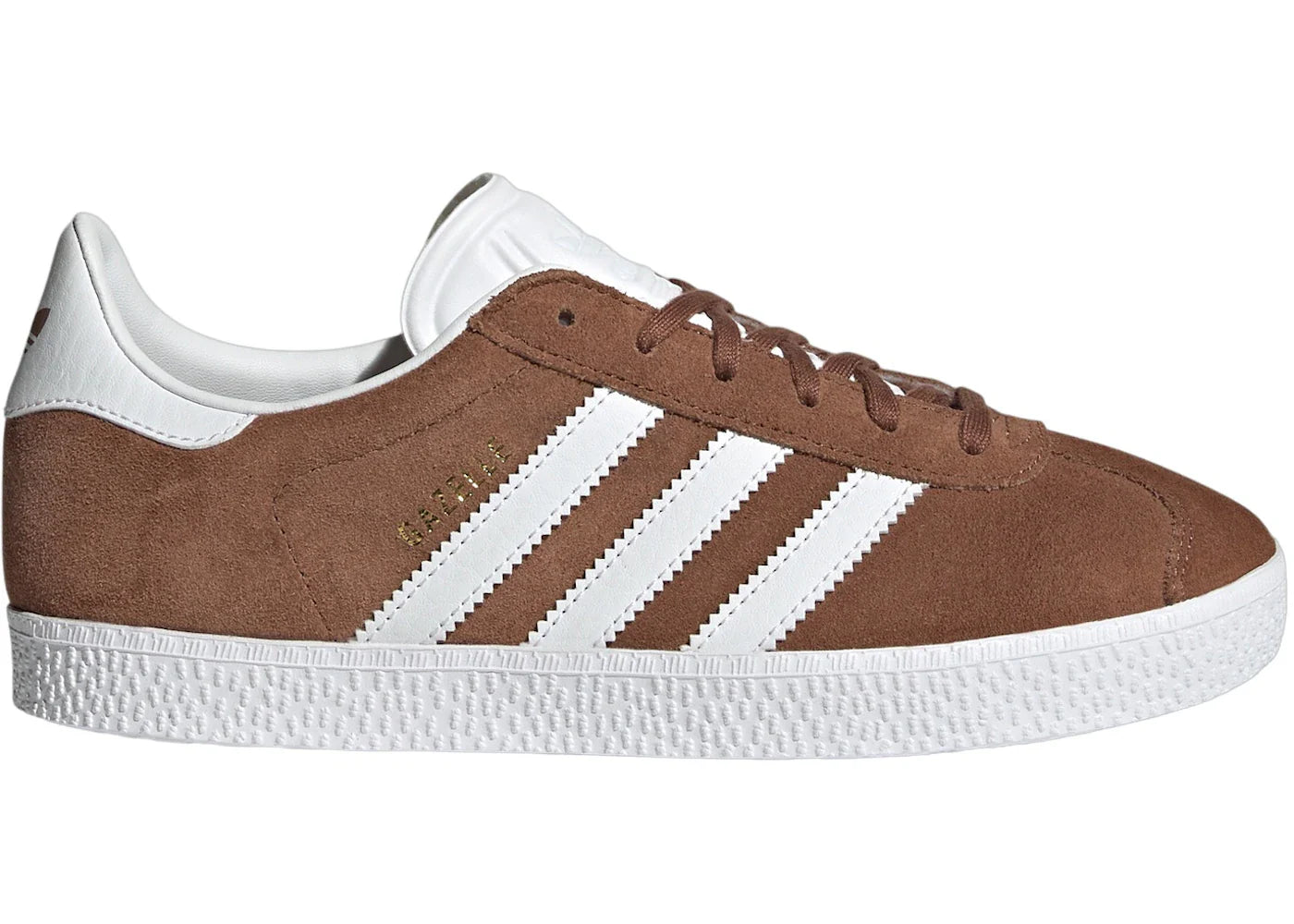 Adidas Gazelle Preloved Brown Cloud White Gold Metallic (Gs)