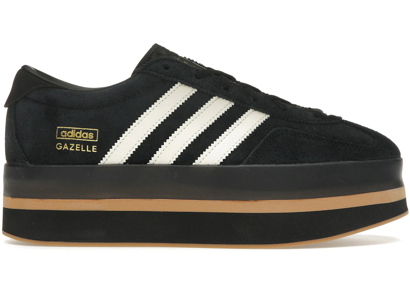 Adidas Gazelle Stack Black Cream White (Women'S)