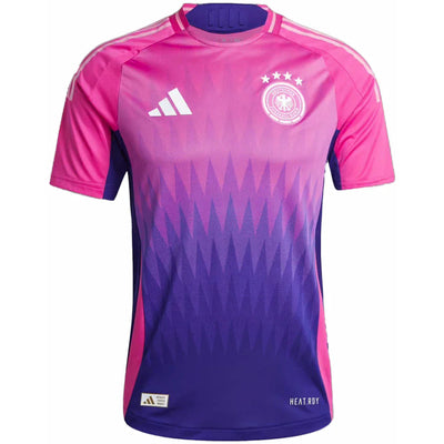 adidas Germany 2024 Away Authentic Jersey Semi Lucid Fuchsia/Team College Purple