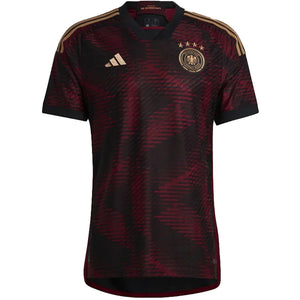 adidas Germany 22 Away Authentic Jersey Black/Team Coll Burgundy