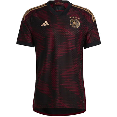 adidas Germany 22 Away Authentic Jersey Black/Team Coll Burgundy