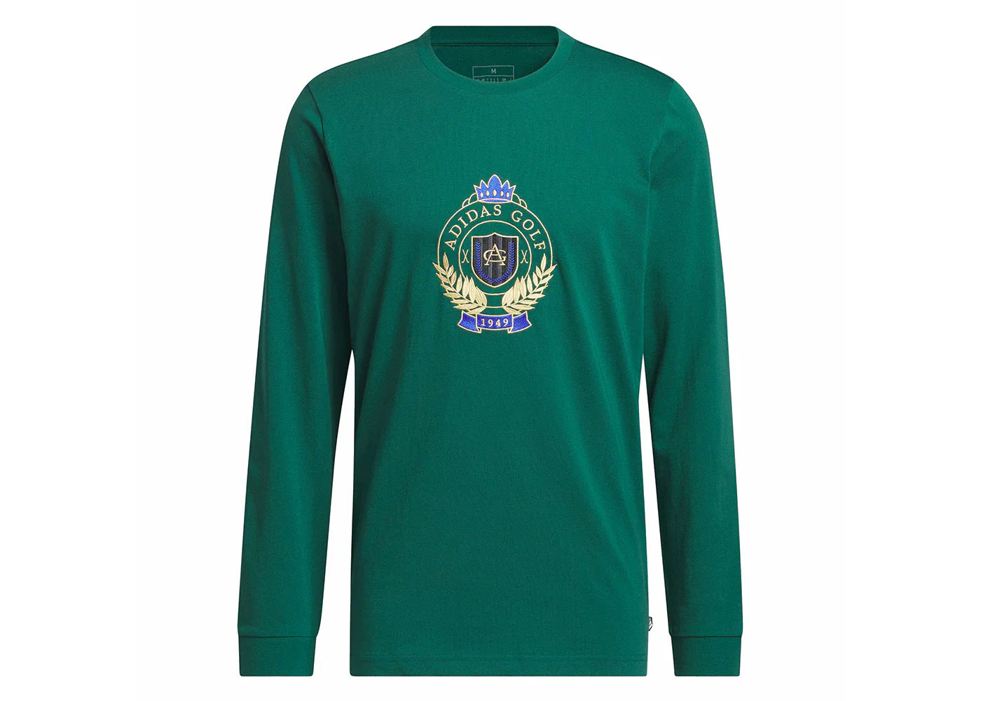 adidas Go-To Crest Graphic Long Sleeve Tee Collegiate Green