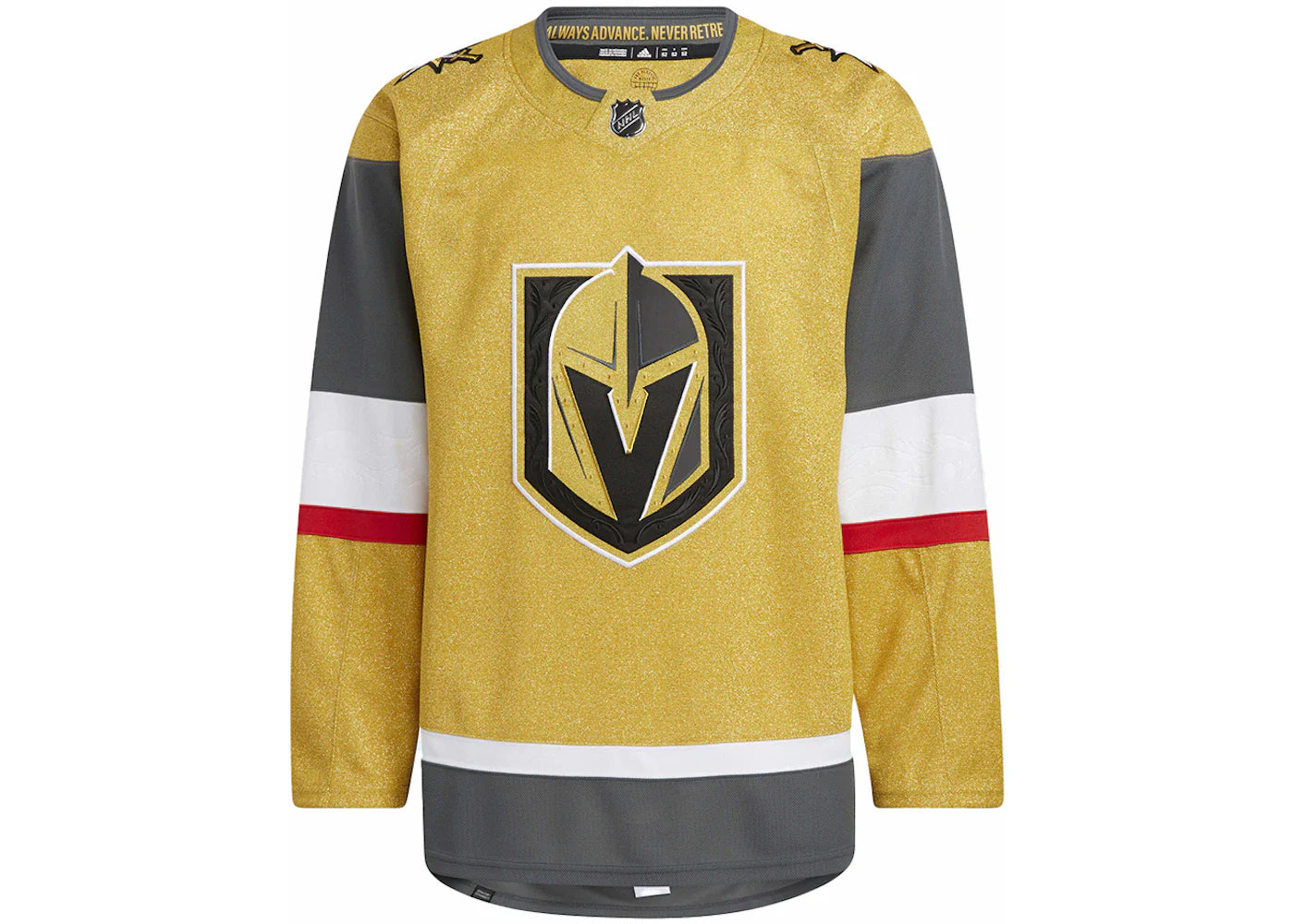 adidas Golden Knights Home Authentic Jersey Metallic Gold