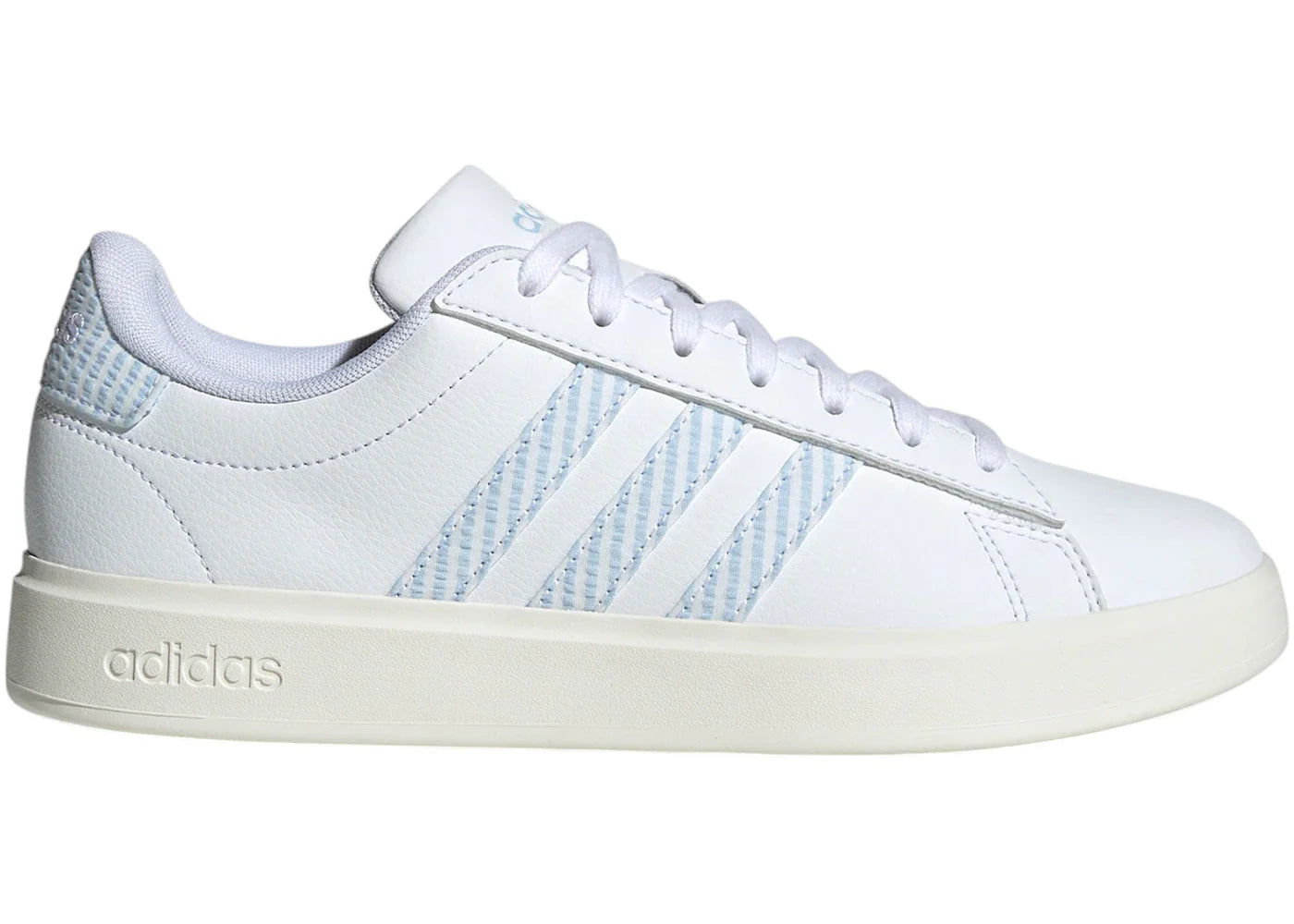 adidas Grand Court 2.0 Cloud White Glow Blue Off White (Women's)