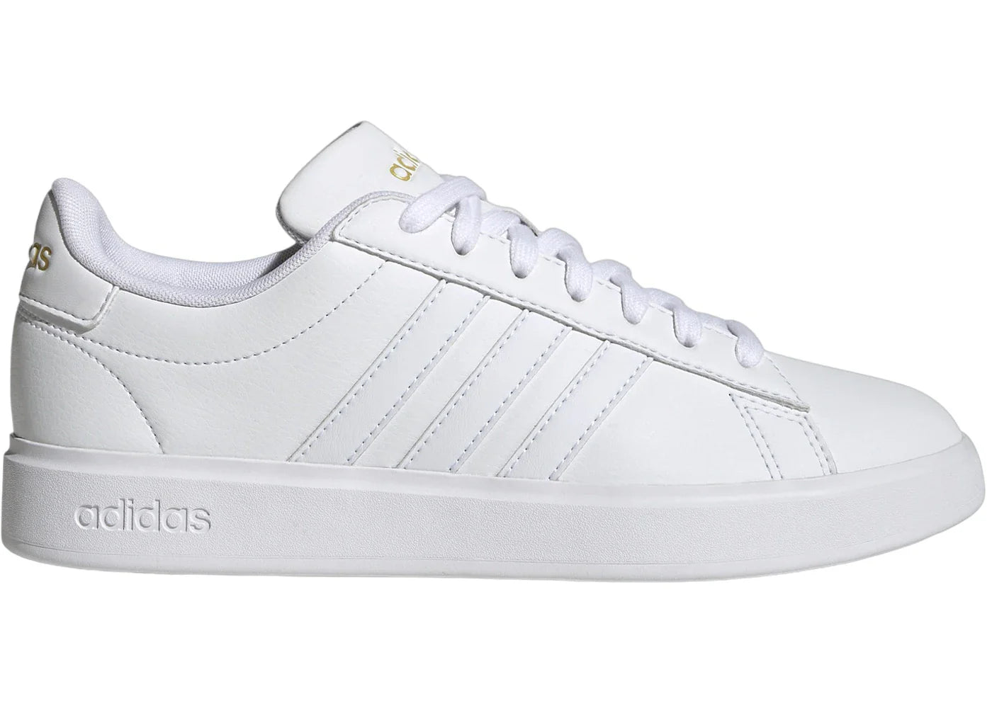 adidas Grand Court 2.0 Cloud White Gold Metallic (Women's)
