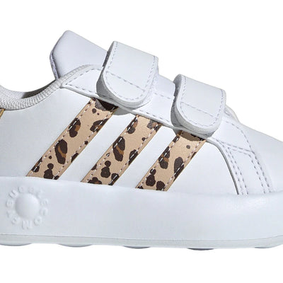 adidas Grand Court 2.0 Cloud White Magic Beige Matte Gold (TD)