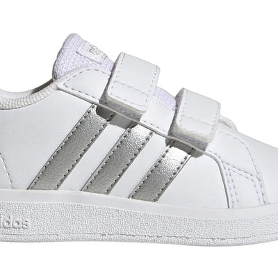 adidas Grand Court 2.0 Cloud White Matte Silver (TD)