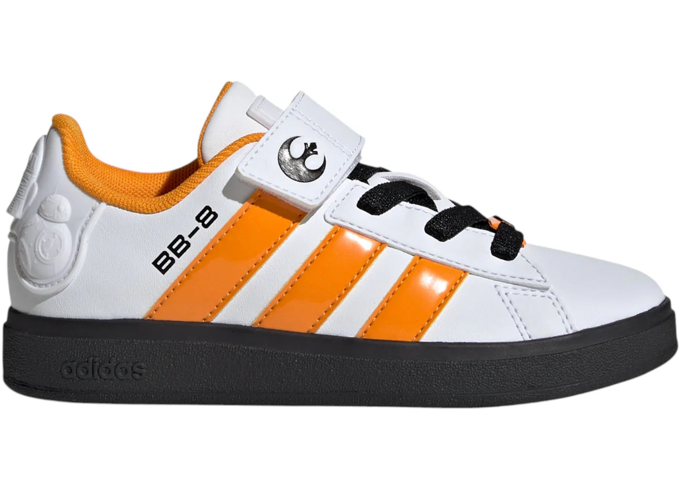 adidas Grand Court 2.0 Star Wars Cloud White Crew Orange Core Black (PS)
