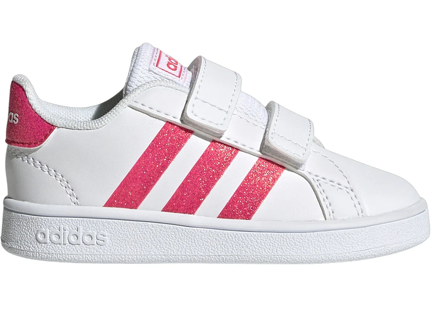 adidas Grand Court Cloud White Real Pink (TD)