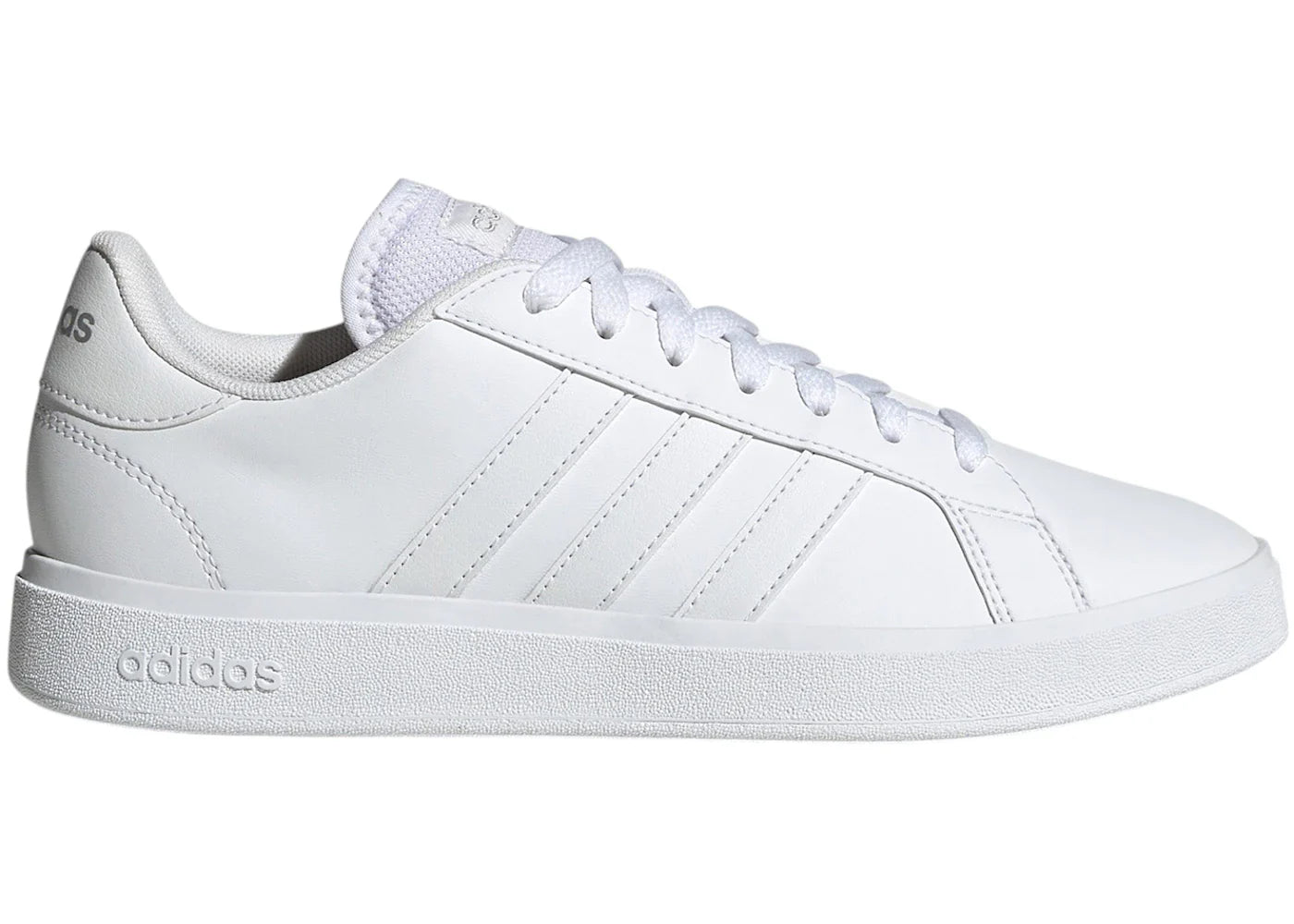adidas Grand Court TD Cloud White Matte Silver (Women's)