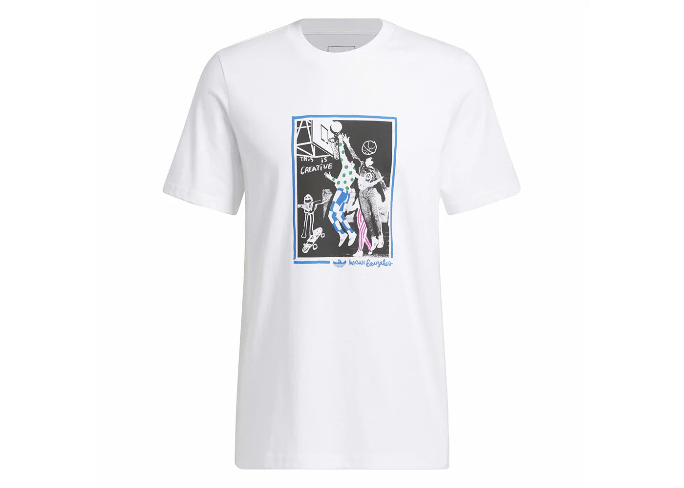 adidas Graphic Shmoofoil Tee White/Multicolor