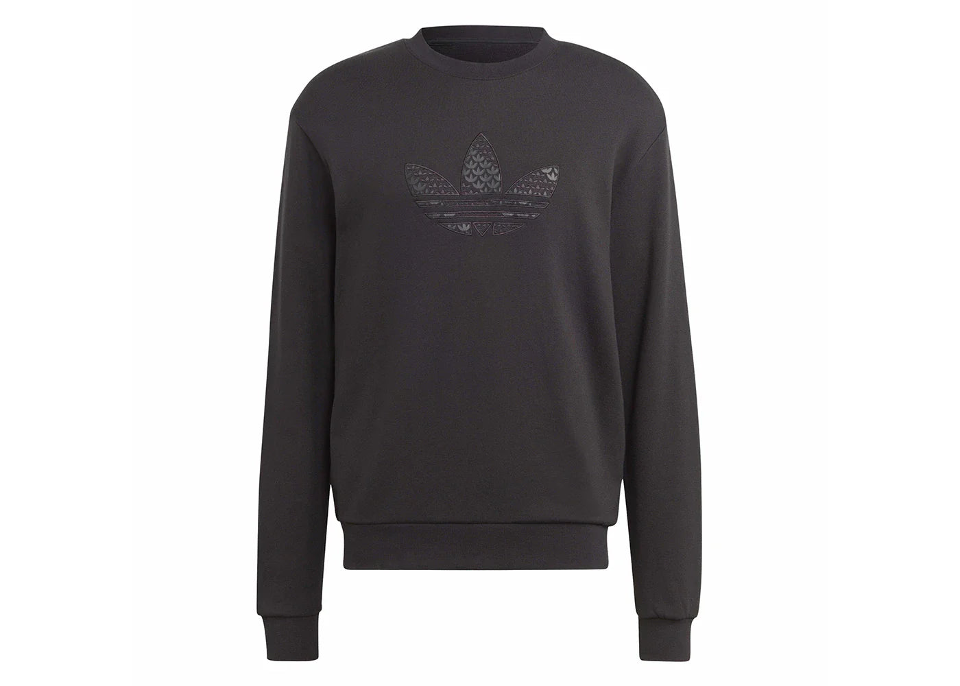 adidas Graphics Monogram Crew Sweatshirt Black