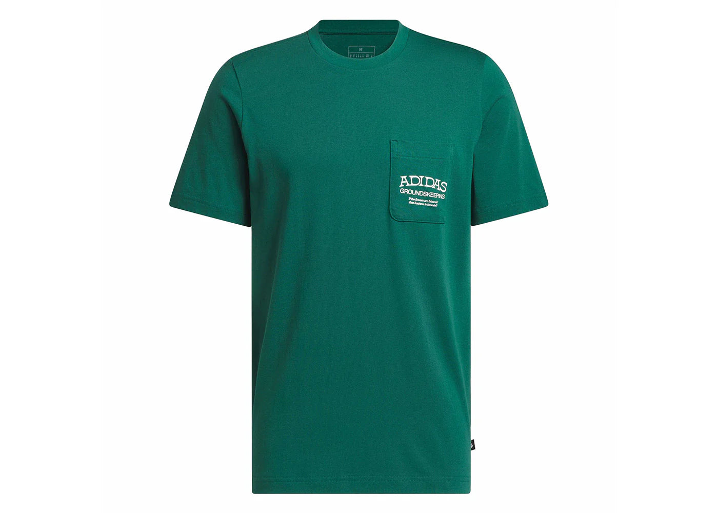 adidas Groundskeeper Graphic Pocket Tee Collegiate Green