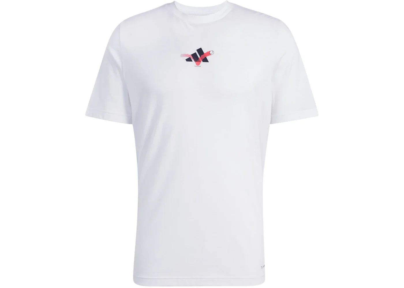 adidas Happy 3 Balls Graphic Tee White