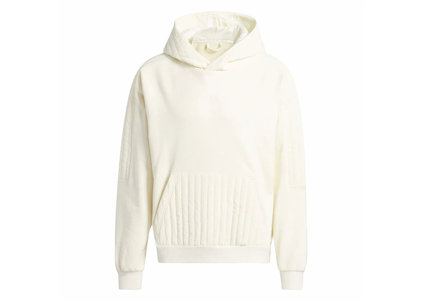 adidas Harden Quilted Hoodie Cream White