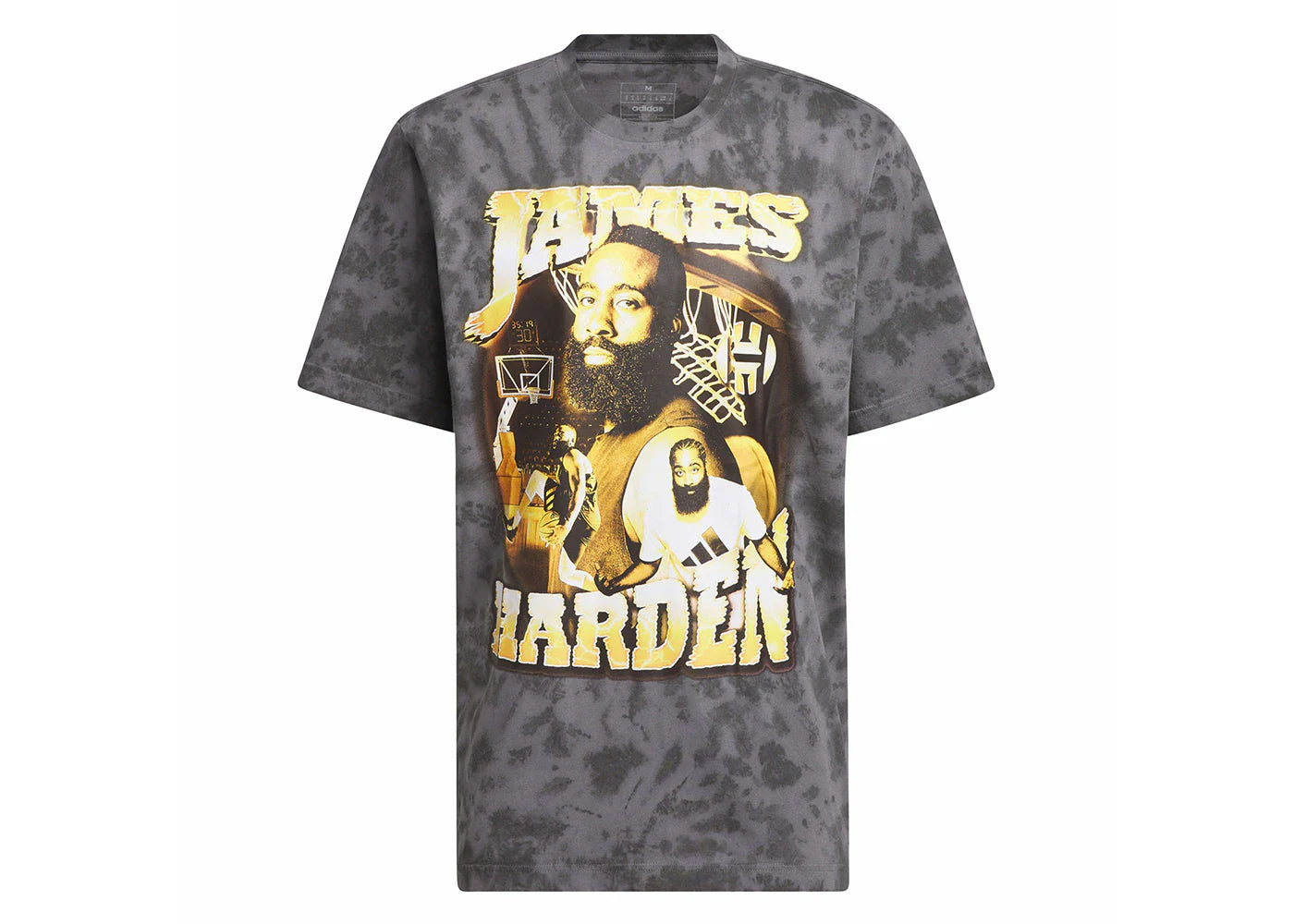 adidas Harden Tunnel Graphic Tee Grey Four/Black