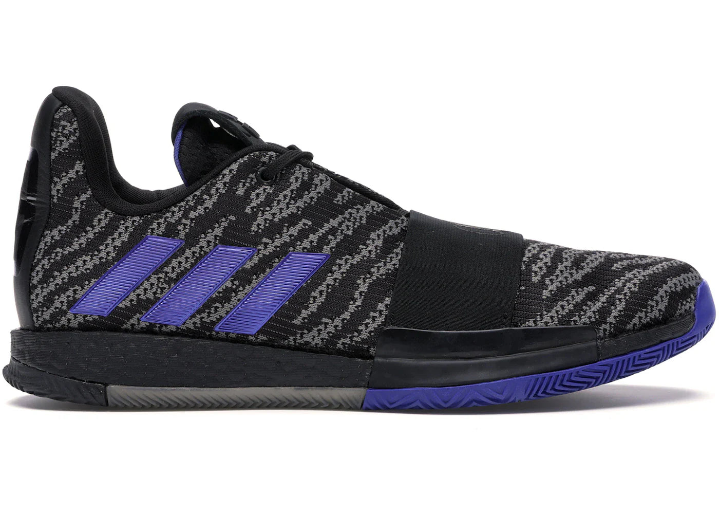 Adidas Harden Vol. 3 Core Black Active Blue