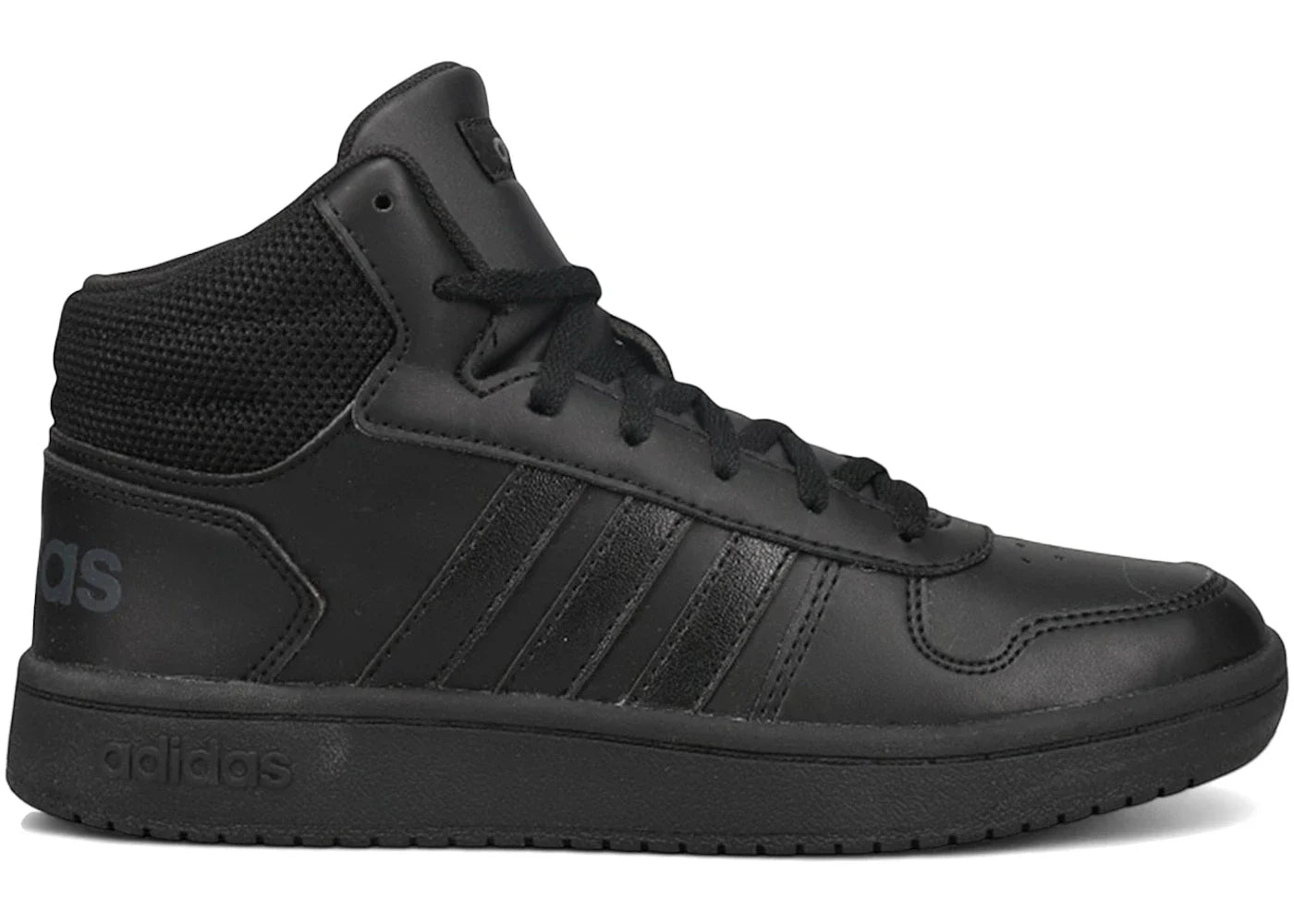 adidas Hoops 2.0 Mid Core Black Grey (Women's)