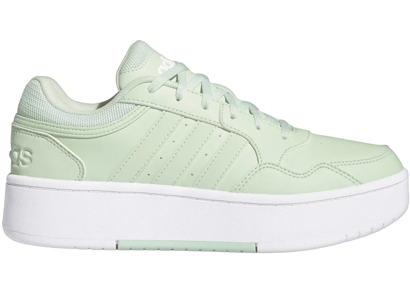 adidas Hoops 3.0 Bold Linen Green Cloud White (Women's)