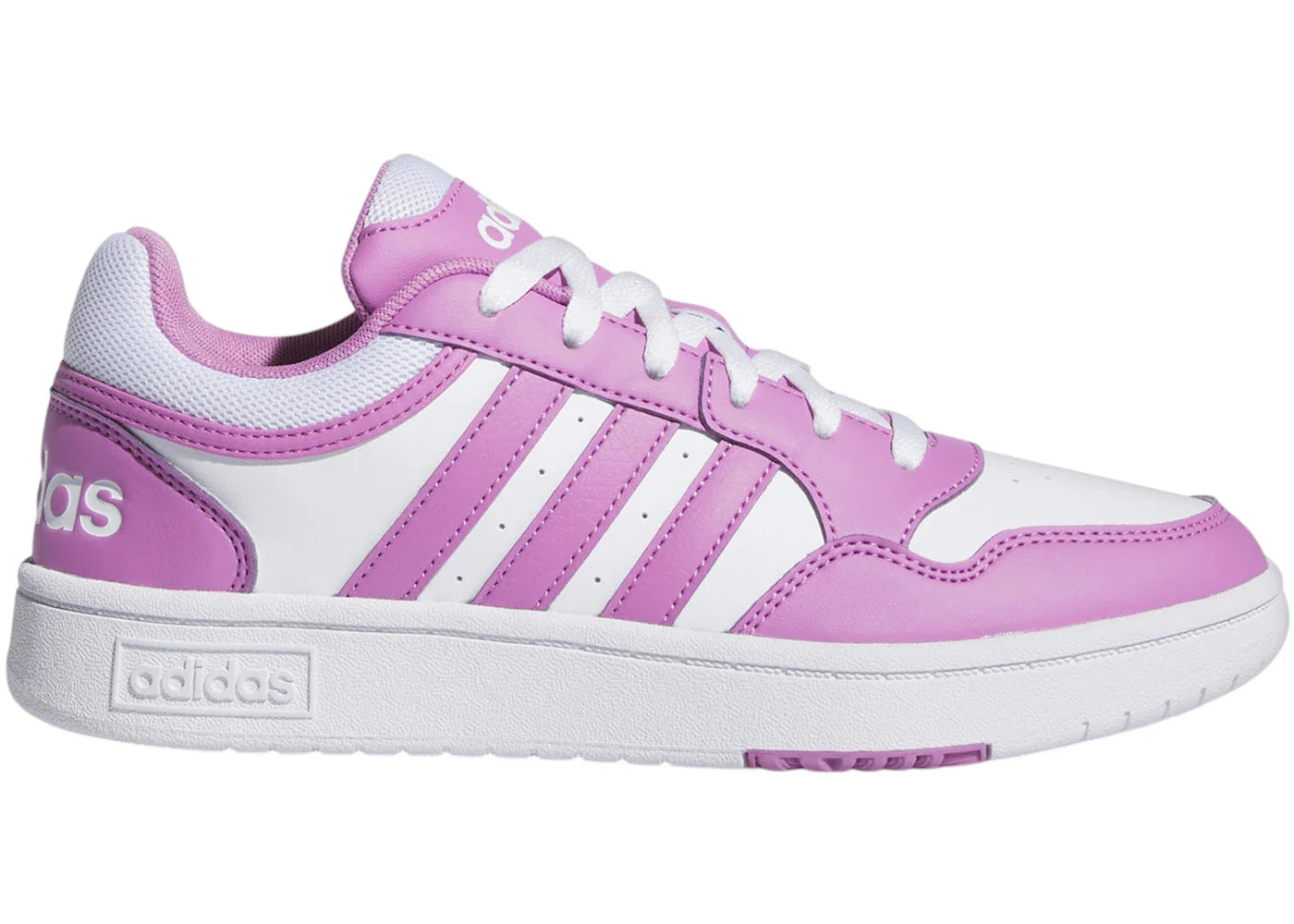 adidas Hoops 3.0 Cloud White Preloved Purple (Women's)