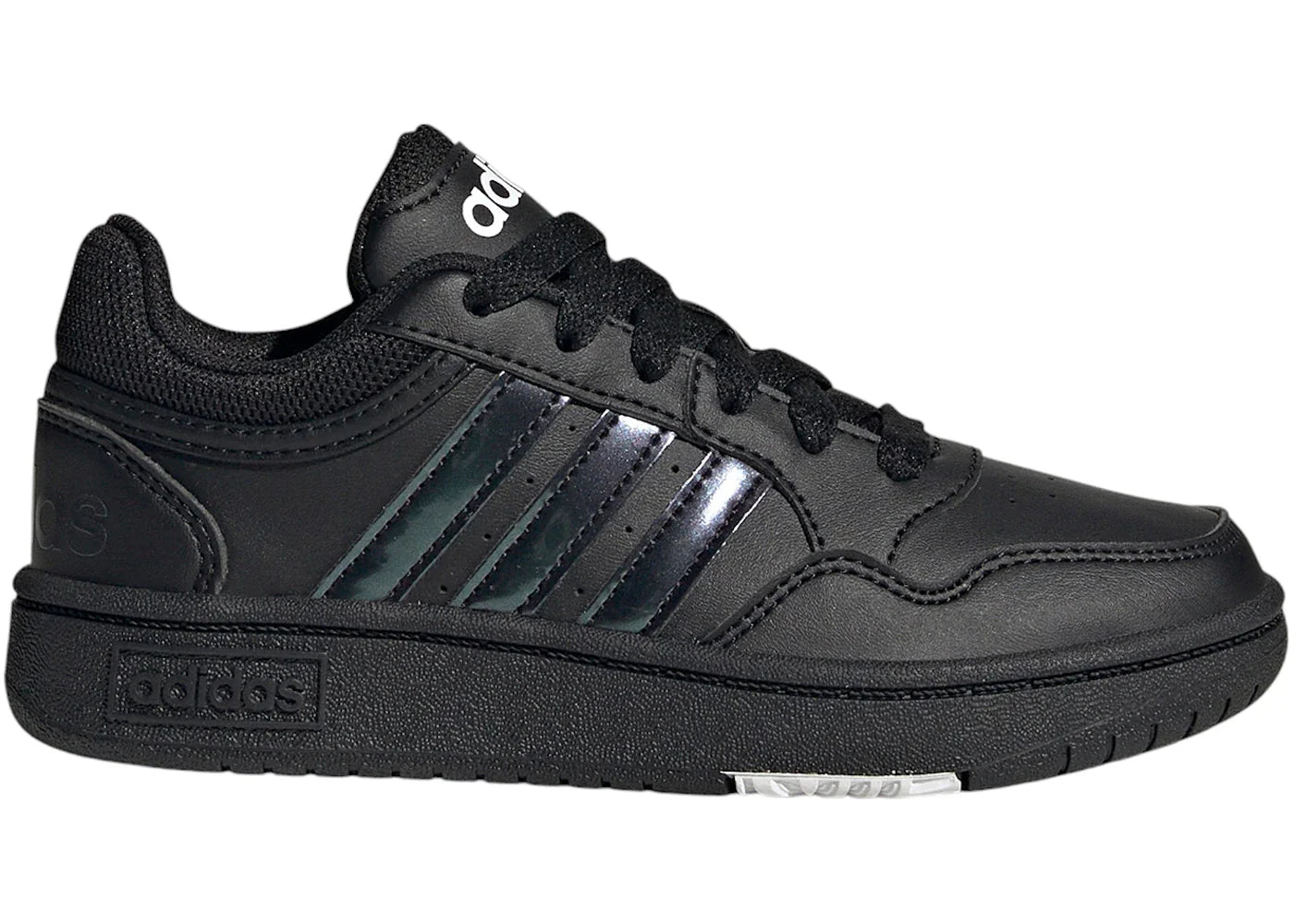 adidas Hoops Core Black Cloud White (GS)