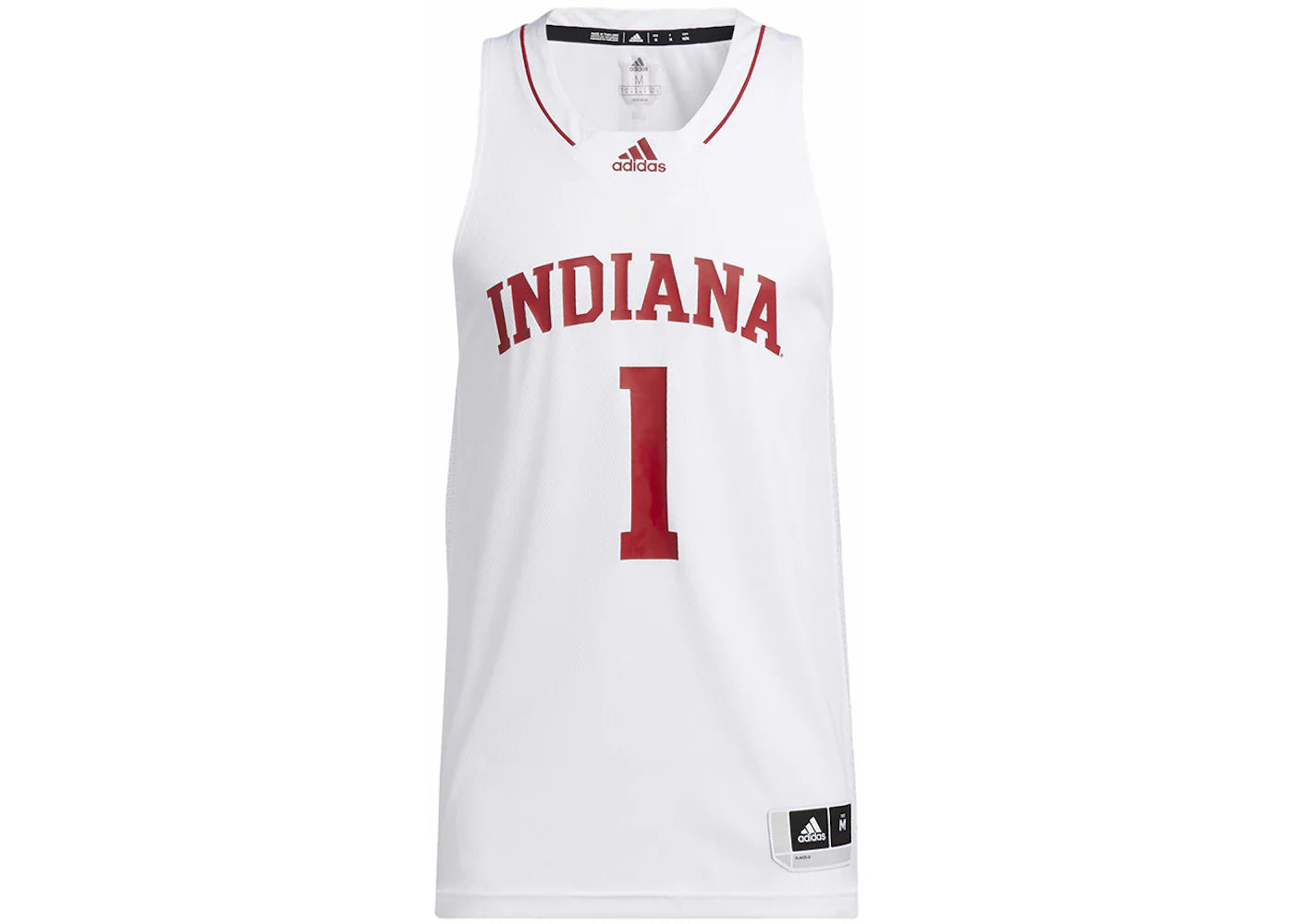 adidas Hoosiers NCAA Swingman Jersey White/White/Team Victory Red