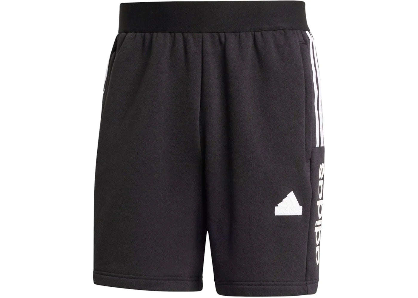 adidas House Of Tiro Fleece Shorts Black/White