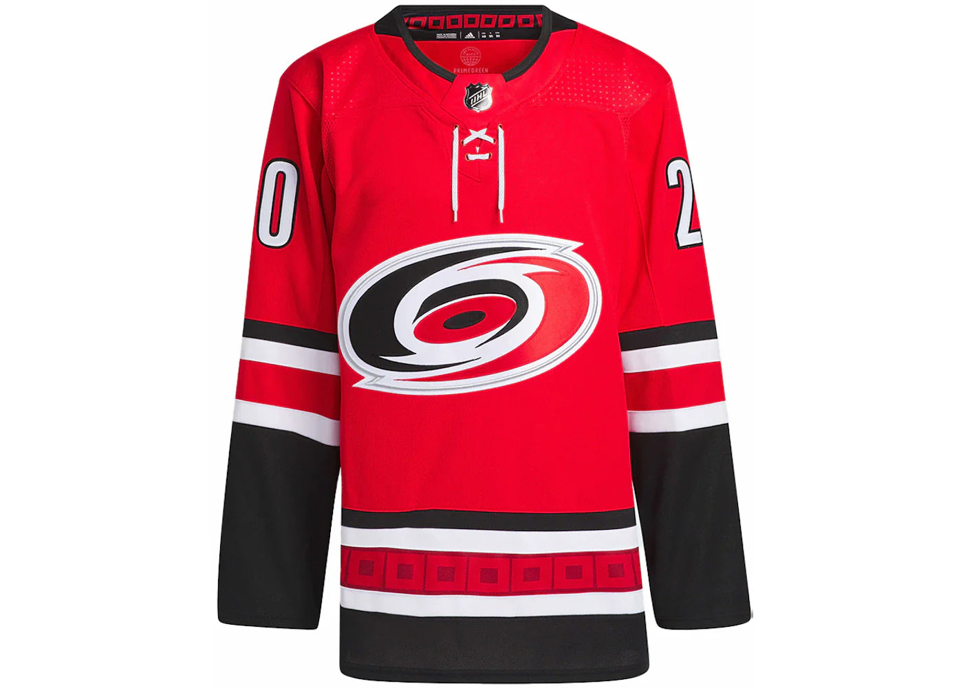 adidas Hurricanes Aho Home Authentic Jersey Red