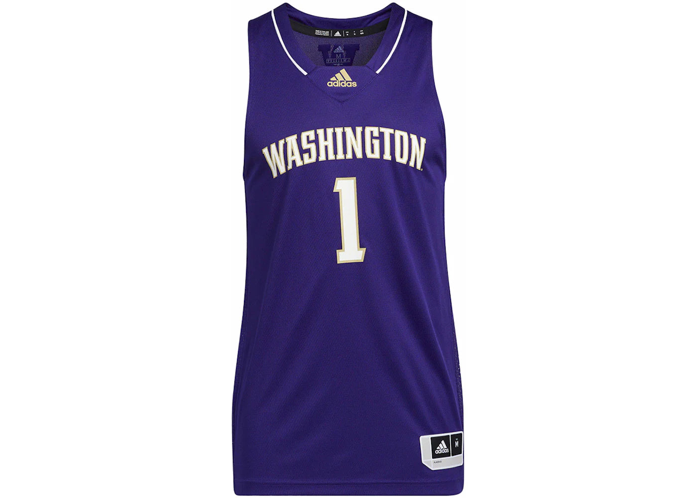 adidas Huskies NCAA Swingman Jersey Team College Purple/Team College Purple/Team Sand