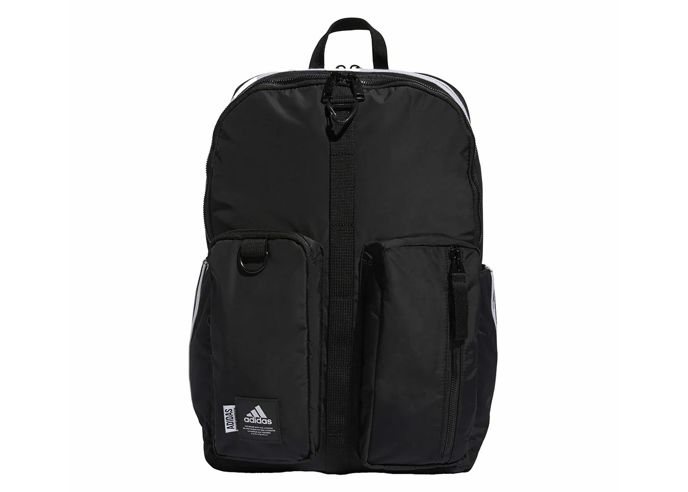 adidas Iconic 3-Stripes Backpack Black/White