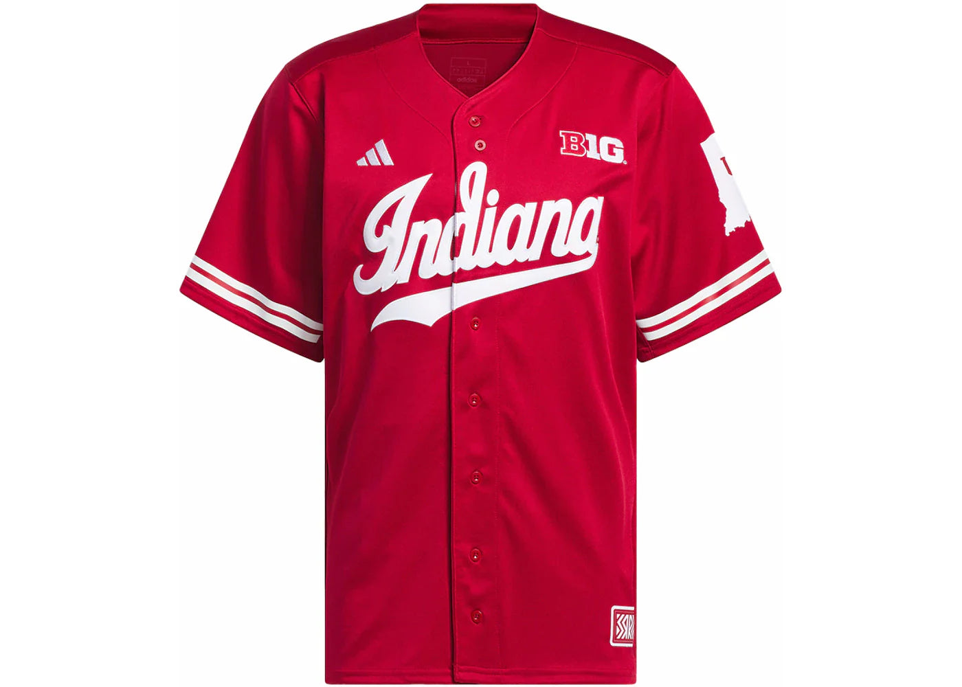 adidas Indiana Reverse Retro Replica Baseball Jersey Team Victory Red
