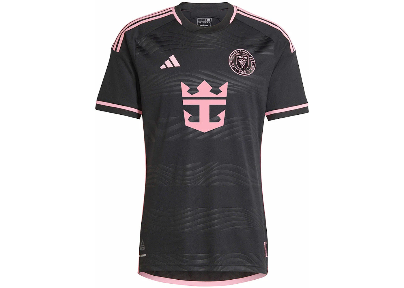 adidas Inter Miami CF 23/24 Away Authentic Jersey Black/Bliss Pink