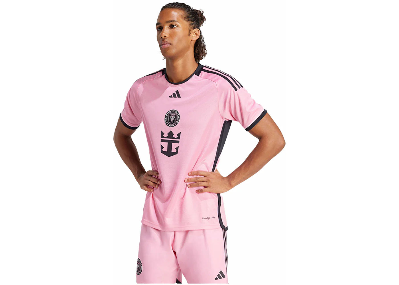 adidas Inter Miami CF 24/25 Home Authentic Jersey Easy Pink