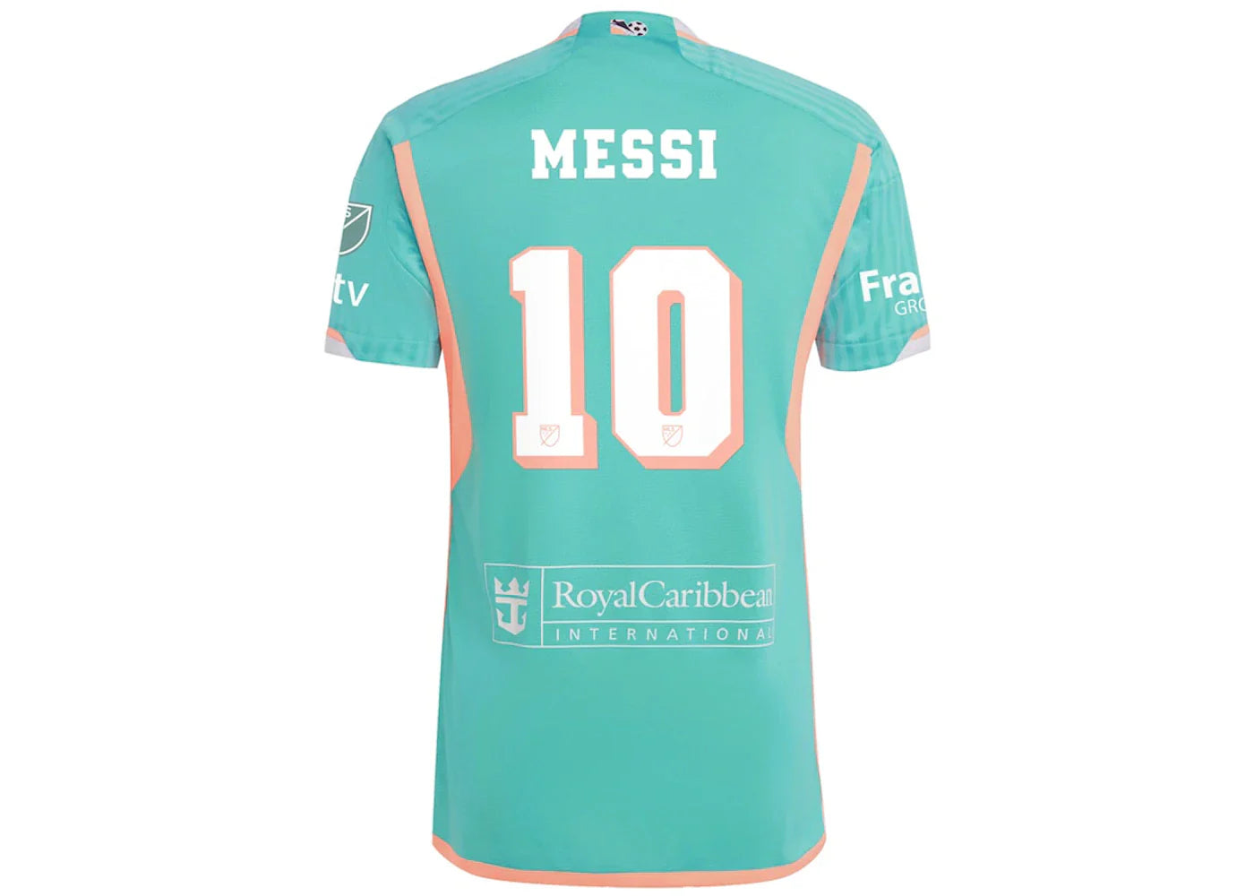adidas Inter Miami CF Lionel Messi 2024 Archive Authentic Jersey Aqua
