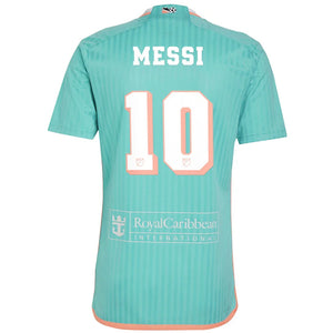 adidas Inter Miami CF Lionel Messi 2024 Archive Replica Player Jersey Aqua