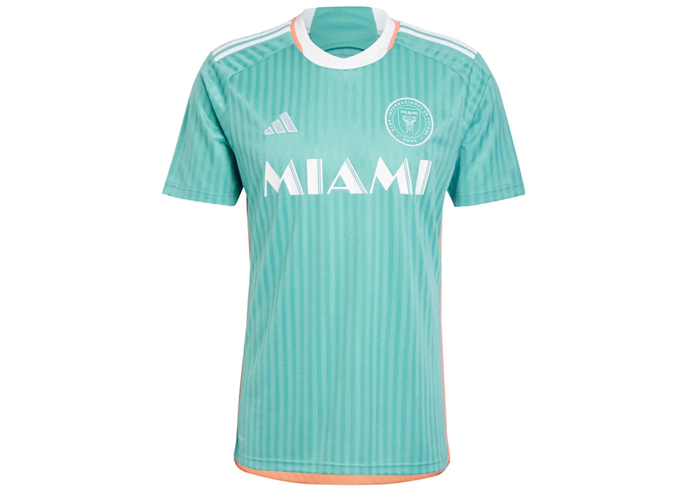 adidas Inter Miami CF Lionel Messi 2024 Archive Replica Player Jersey Aqua