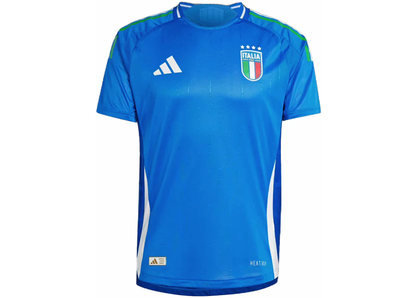 adidas Italy 2024 Home Authentic Jersey Blue