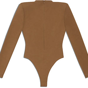 adidas Ivy Park 3-Stripes Bodysuit (Plus Size) Wild Brown