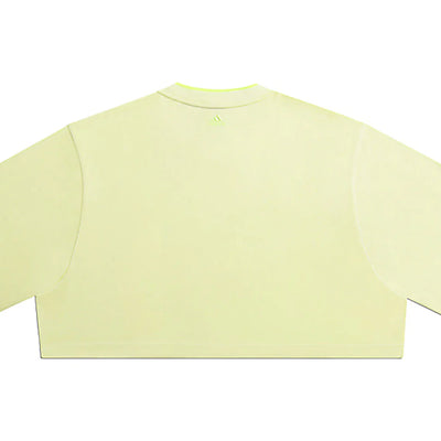 adidas Ivy Park 3-Stripes Crop Tee Yellow Tint
