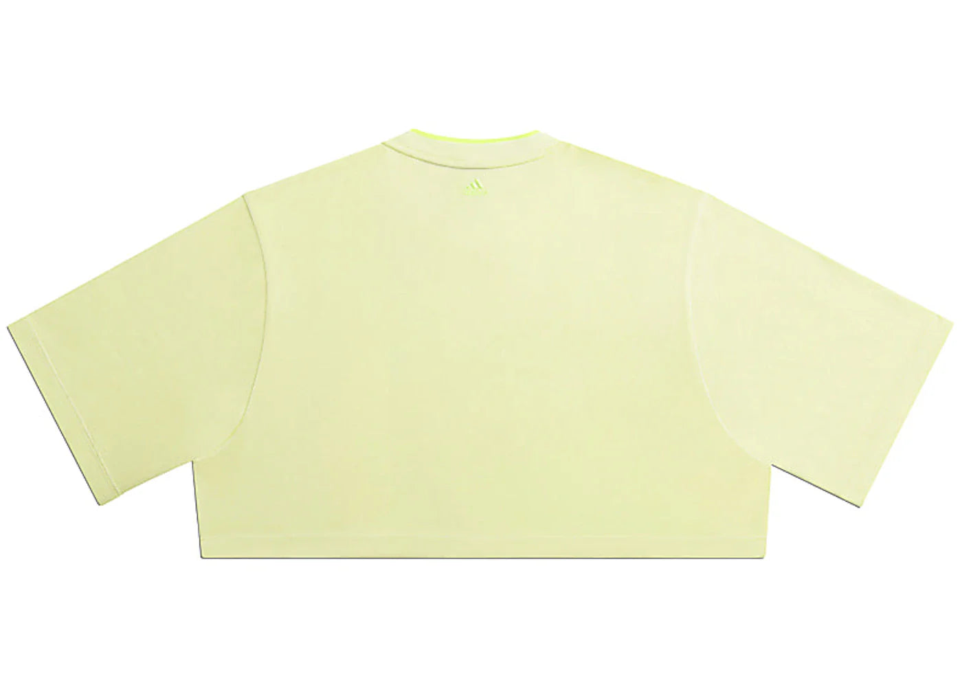 adidas Ivy Park 3-Stripes Crop Tee Yellow Tint