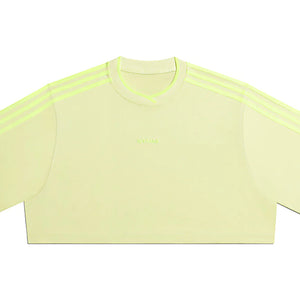 adidas Ivy Park 3-Stripes Crop Tee Yellow Tint