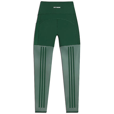 adidas Ivy Park 3-Stripes Mesh Tights (Plus Size) Dark Green