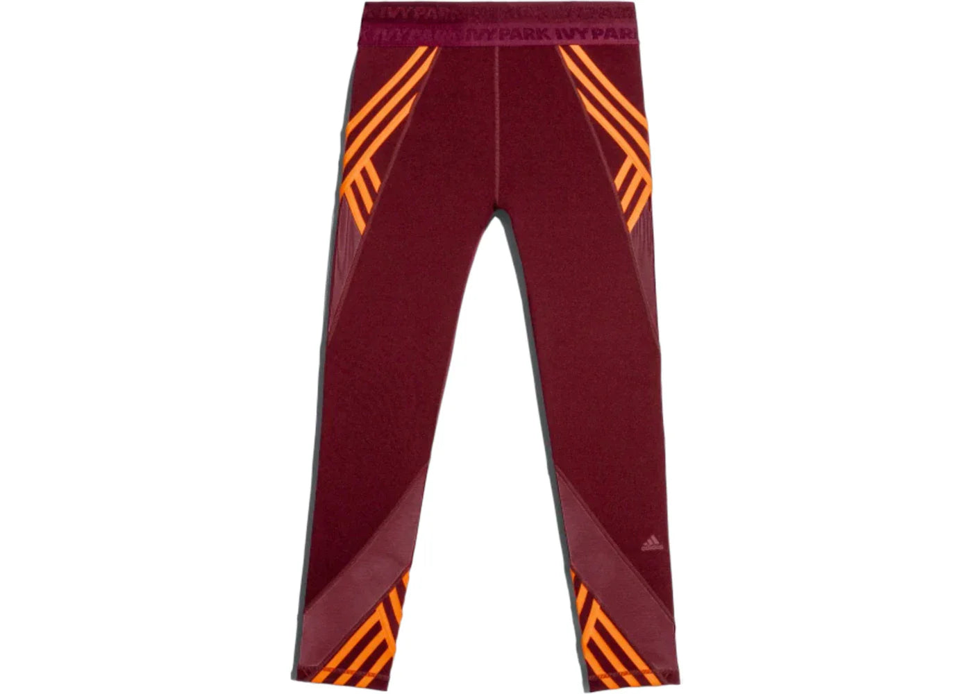 adidas Ivy Park 7/8 Tights Maroon/Solar Orange