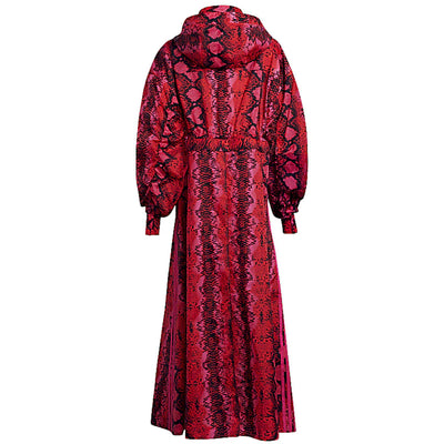 adidas Ivy Park Allover Print Long Convertible Jacket Red/Black
