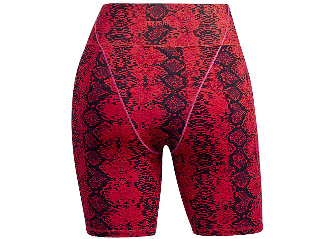 adidas Ivy Park Allover Print Short Tights (Plus Size) Red/Black